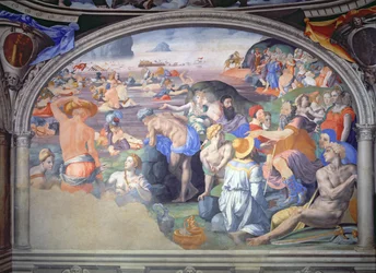 Die Überquerung des Roten Meeres, 1555